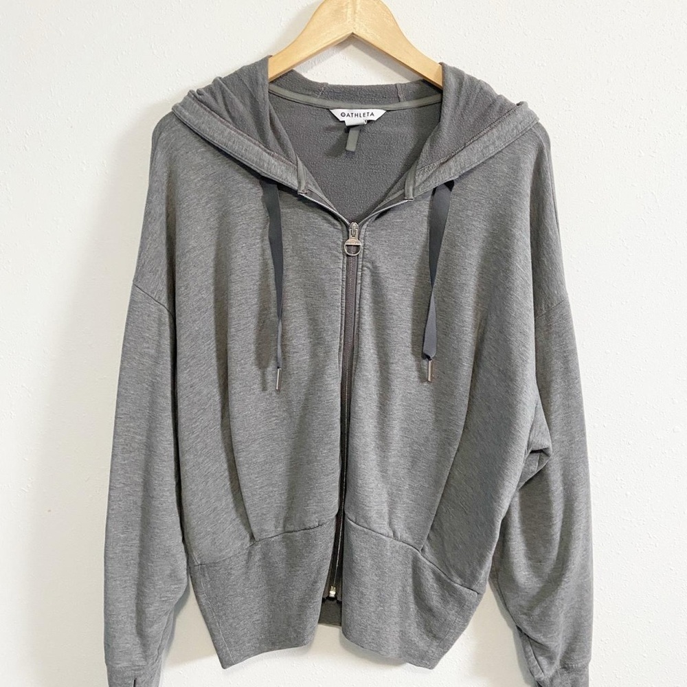 Athleta Balance Zip Sweatshirt Hoodie - Picture 3 of 8